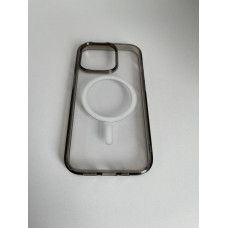 Чехол прозрачный TPU Case на iPhone 14 с Magsafe (Ash)
