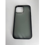 Чехол прозрачный TPU Case на iPhone 14 Plus (Black Ash v2)