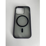 Чехол прозрачный TPU Case на iPhone 14 с Magsafe (Dark Purple Ash)