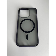 Чехол прозрачный TPU Case на iPhone 14 Pro с Magsafe (Dark Purple Ash)