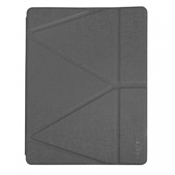 Защитный чехол-книжка Logfer на iPad 10.2 серый TPU (Grey)