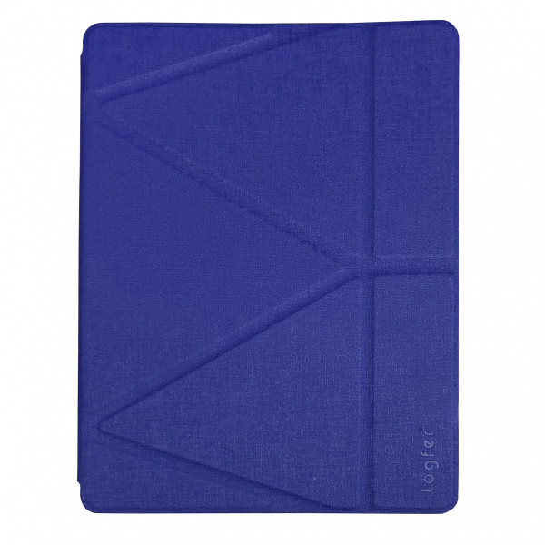 Защитный чехол-книжка Logfer на iPad 10.2 синий TPU (Blue)