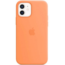 Чехол Apple Silicone MagSafe для iPhone 12/12 Pro Kumquat