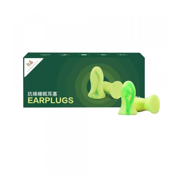 Набор беруш Xiaomi Miaomiaoce Anti-noise sleep earplugs Green, Зеленые, 5 пар (10 шт)