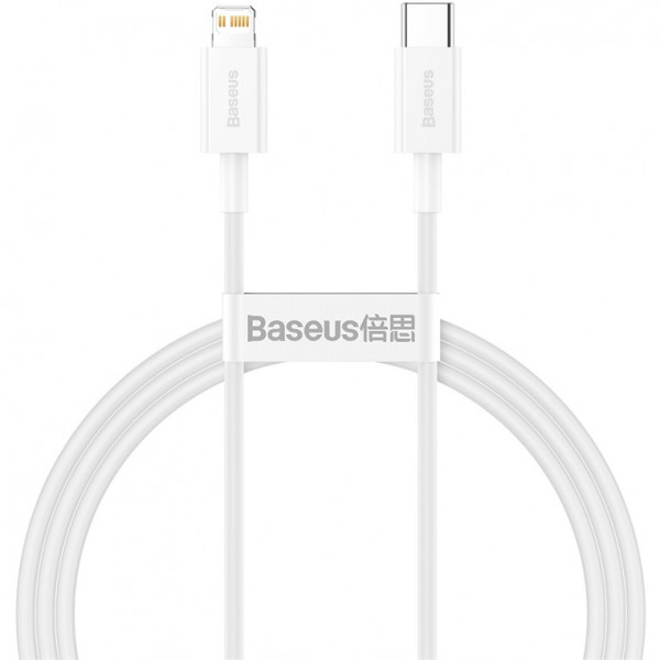 Кабель Baseus Superior Series Fast Charging Data Cable Lighting Type-C to iP PD 20W 1m Белый (CATLYS-A02)