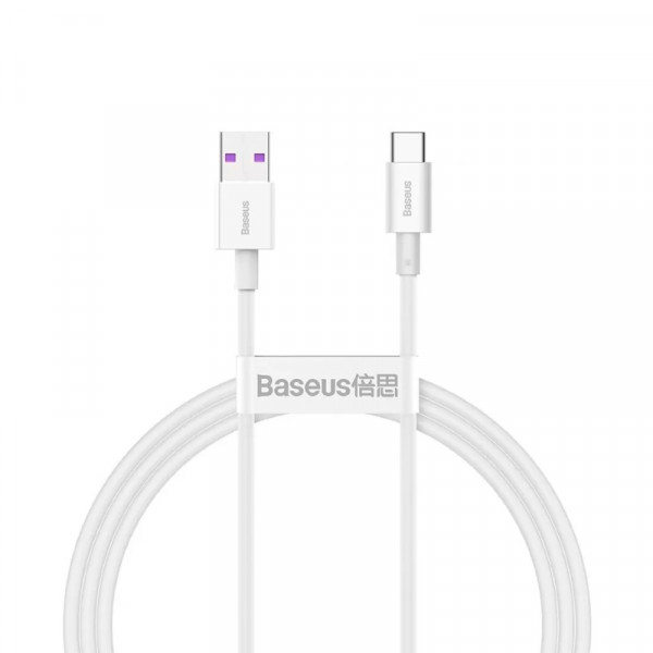 Кабель Baseus Superior Series Fast Charging Data Cable USB to Type-C 66W 1m Белый (CATYS-02)