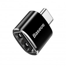 Адаптер Baseus USB female to Type-C male adapter converter Black черный (CATJQ-B01)