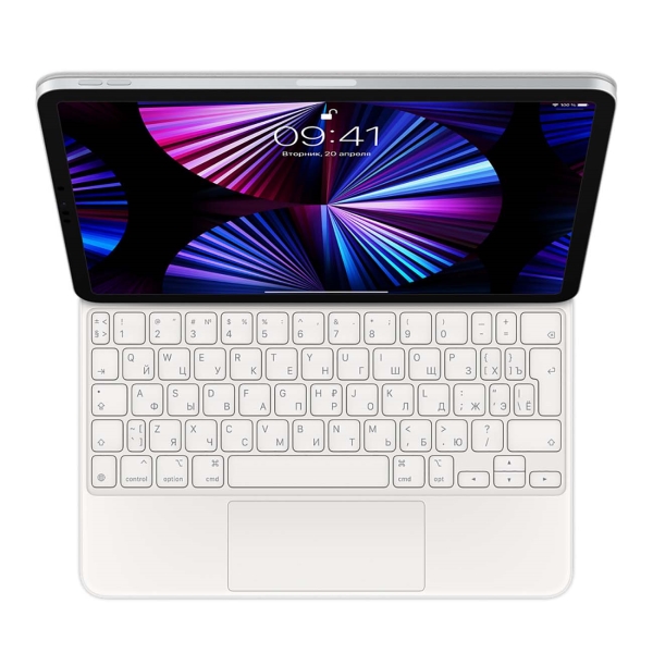 Чехол-клавиатура для iPad Pro 11" Apple Magic Keyboard 2-го поколения, White, белая (MJQJ3)