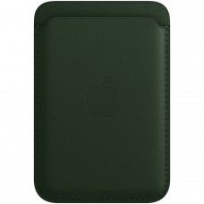Кардхолдер для Apple iPhone Leather Wallet MagSafe Sequoia Green, темно-зеленый (MM0X3)