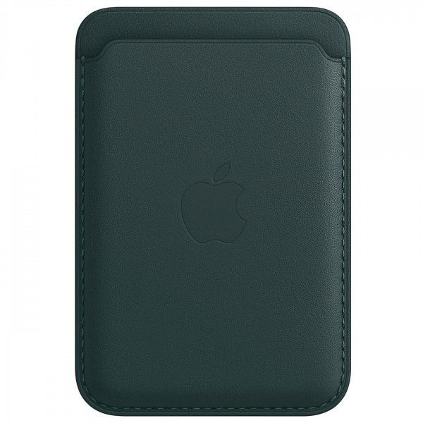 Кардхолдер Apple iPhone Leather Wallet MagSafe Forest Green, Зеленый (MPPT3)
