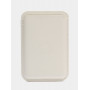 Кардхолдер для Apple iPhone Leather Wallet MagSafe White, белый