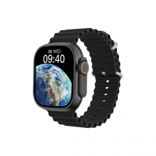 Смарт-часы WiWU SW01 Ultra, 49mm, с черным ремешком