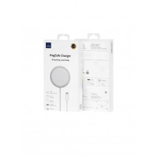 Беспроводное зарядное устройство WiWU M5 magnetic adapter Белого цвета (White)