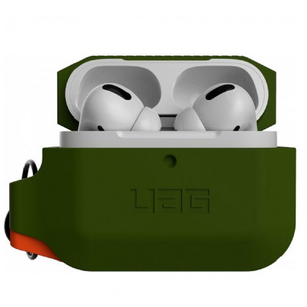 Чехол UAG RUGGED Case для AirPods Pro зеленый (Olive)