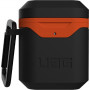Чехол UAG Standard Issue Hard case для AirPods 1/2 черно-оранжевый (Black-Orange)
