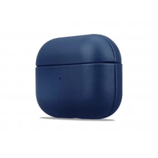 Чехол защитный K-DOO LuxCraft (PC+PU Leather) на Airpods Pro синий (Blue)