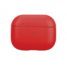 Чехол защитный K-DOO LuxCraft (PC+PU Leather) на Airpods Pro красный (Red)