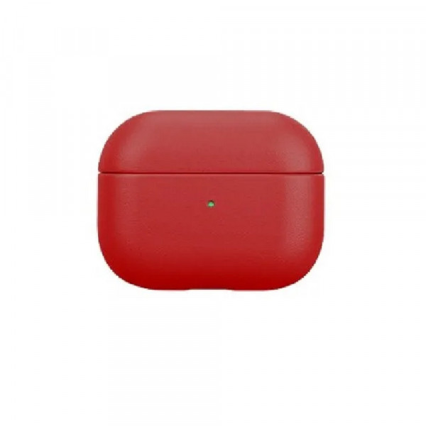 Чехол защитный K-DOO LuxCraft (PC+PU Leather) на Airpods 3 красный (Red)
