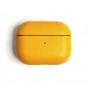 Чехол защитный K-DOO LuxCraft (PC+PU Leather) на Airpods 3 желтый (Yellow)