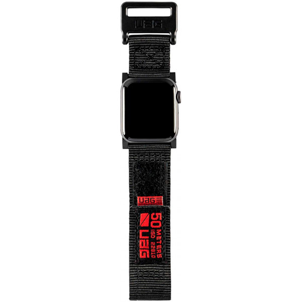 Ремешок UAG Active Straps для Apple Watch черный 42/44/45mm (Black)