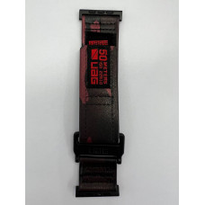 Ремешок кожаный UAG Active Camo для Apple Watch серый камуфляж 42/44/45mm (Red)