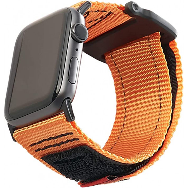 Ремешок UAG Active Straps LE для Apple Watch оранжево-черный 42/44/45mm (Orange-Black)