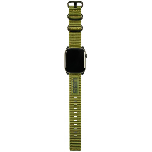 Ремешок UAG NATO Eco Straps для Apple Watch зеленый 42/44/45mm (Olive)