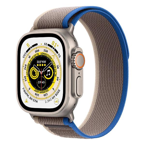 Ремешок Spigen DuraPro Flex Band Trail loop для Apple Watch 42/44/45/49 mm, серо-синий (Blue-Gray)