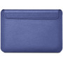 Конверт Wiwu Genuine Leather для MacBook Pro 14 из натуральной кожи, Синий (Royal Blue)