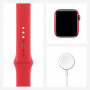 Apple Watch Series 6, 40 мм, алюминий красного цвета, спортивный ремешок красного цвета