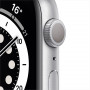 Apple Watch Series 6, 44 мм, алюминий серебристого цвета, спортивный ремешок белого цвета