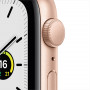 Apple Watch SE, 44 мм, алюминий золотистого цвета, спортивный ремешок цвета «розовый песок»