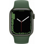 Apple Watch Series 7, 41 мм, алюминий зеленого цвета, спортивный ремешок «зелёный клевер»