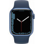 Apple Watch Series 7, 41 мм, алюминий синего цвета, спортивный ремешок «синий омут»