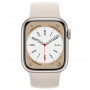 Apple Watch Series 8, 41 мм, алюминий цвета «сияющая звезда», спортивный ремешок «сияющая звезда»