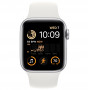 Apple Watch Series SE 2022, 40 мм, алюминий серебристого цвета, спортивный ремешок белого цвета