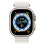 Apple Watch Ultra, 49 мм, титановый корпус, спортивный ремешок «белый океан»