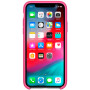 Чехол Apple Silicone Case для iPhone XS Dragon Fruit розовый