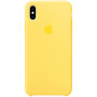 Силиконовый чехол Apple Silicone Case для iPhone XS Max Canary Yellow желтый