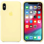 Силиконовый чехол Apple Silicone Case для iPhone XS Max Mellow Yellow желтый