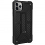 Чехол UAG Monarch Series Case для iPhone 11 Pro Max чёрный карбон