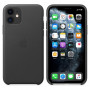Чехол Apple Leather Case для Apple iPhone 11 черный (Black)