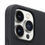 Чехол Apple Leather Case для Apple iPhone 13 Pro with MagSafe черный (Midnight)