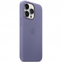 Чехол Apple Leather Case для Apple iPhone 13 Pro with MagSafe фиолетовый (Wisteria)