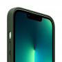Чехол Apple Leather Case для Apple iPhone 13 Pro Max with MagSafe зеленый (Sequoia Green)