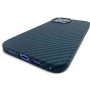 Чехол K-Doo Case KEVLAR для Apple iPhone 12 Pro Max синий (Blue)