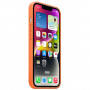 Чехол Apple Leather Case для Apple iPhone 14 Plus with MagSafe Оранжевый (Orange)