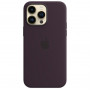 Чехол Apple iPhone 14 Pro Max Silicone MagSafe Deep Purple, баклажановый (Elderberry)