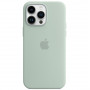Чехол Apple iPhone 14 Pro Max Silicone MagSafe Light green, светло-зеленый (Succulent)