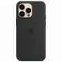 Чехол Apple iPhone 14 Pro Max Silicone MagSafe Black, черный - темная ночь  (Midnight)